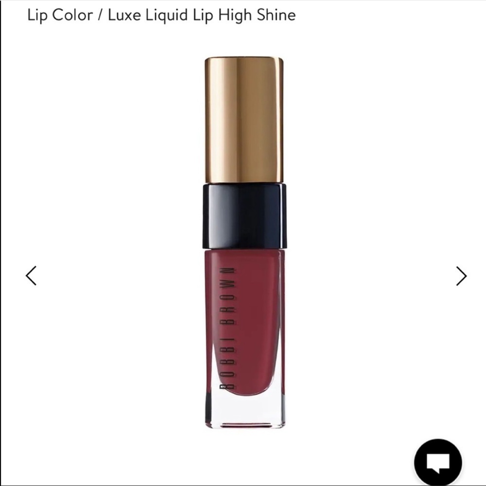 NWT Bobbi Brown Lip Gloss Luxe Liquid in Brocade